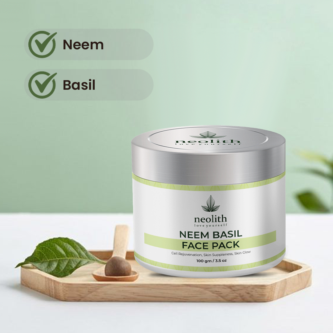 Neem Basil Face Pack - 100gm