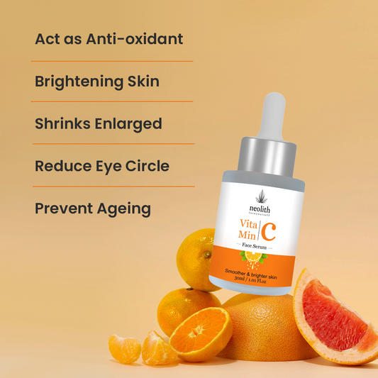 Vitamin C Face Serum with Orange Oil for Glowing Skin 30 Ml