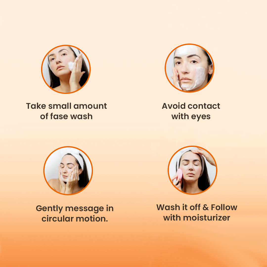 Vitamin C & Liquorice Root Foaming Face Wash || 92% Organic || 100 ML