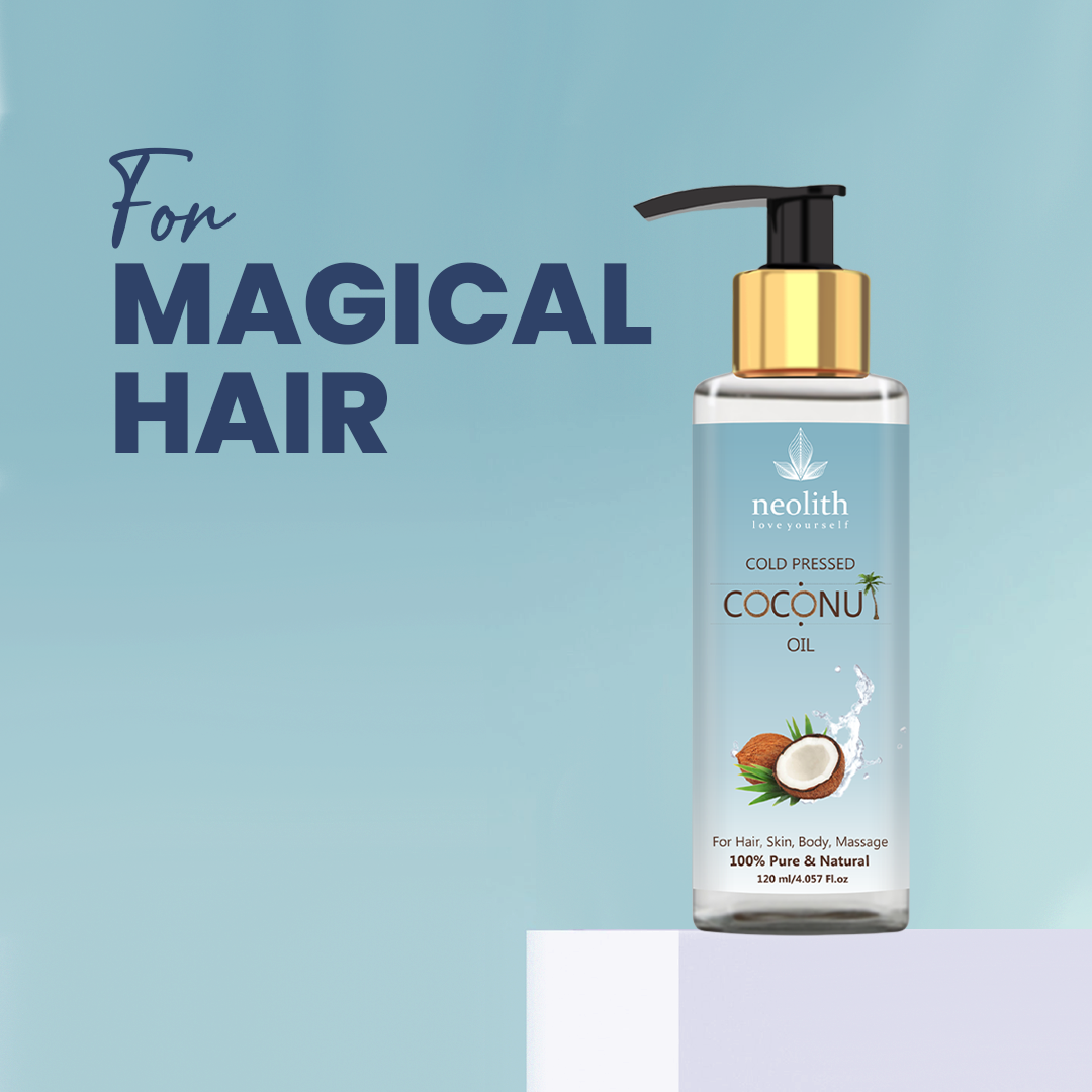 100% Pure Cold Pressed Coconut Oil - 120ml