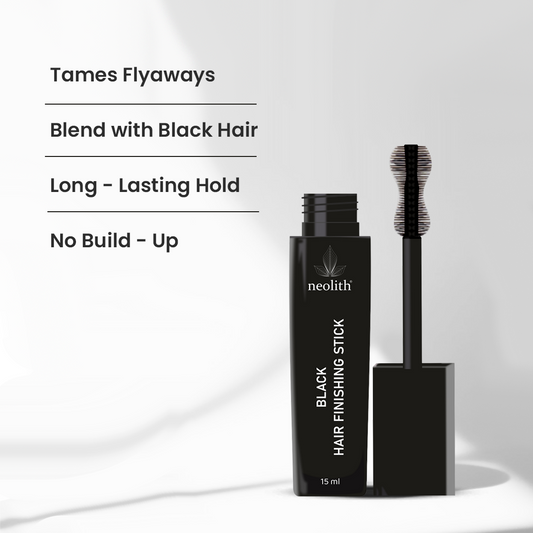 Black Hair Finishing Stick with Rosemary Oil 15Ml