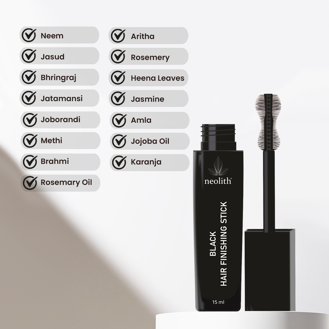 Black Hair Finishing Stick Set Of 2