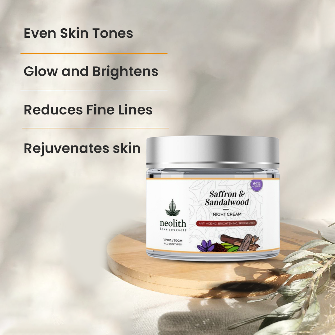 Saffron & Sandalwood Night Cream - 30gm