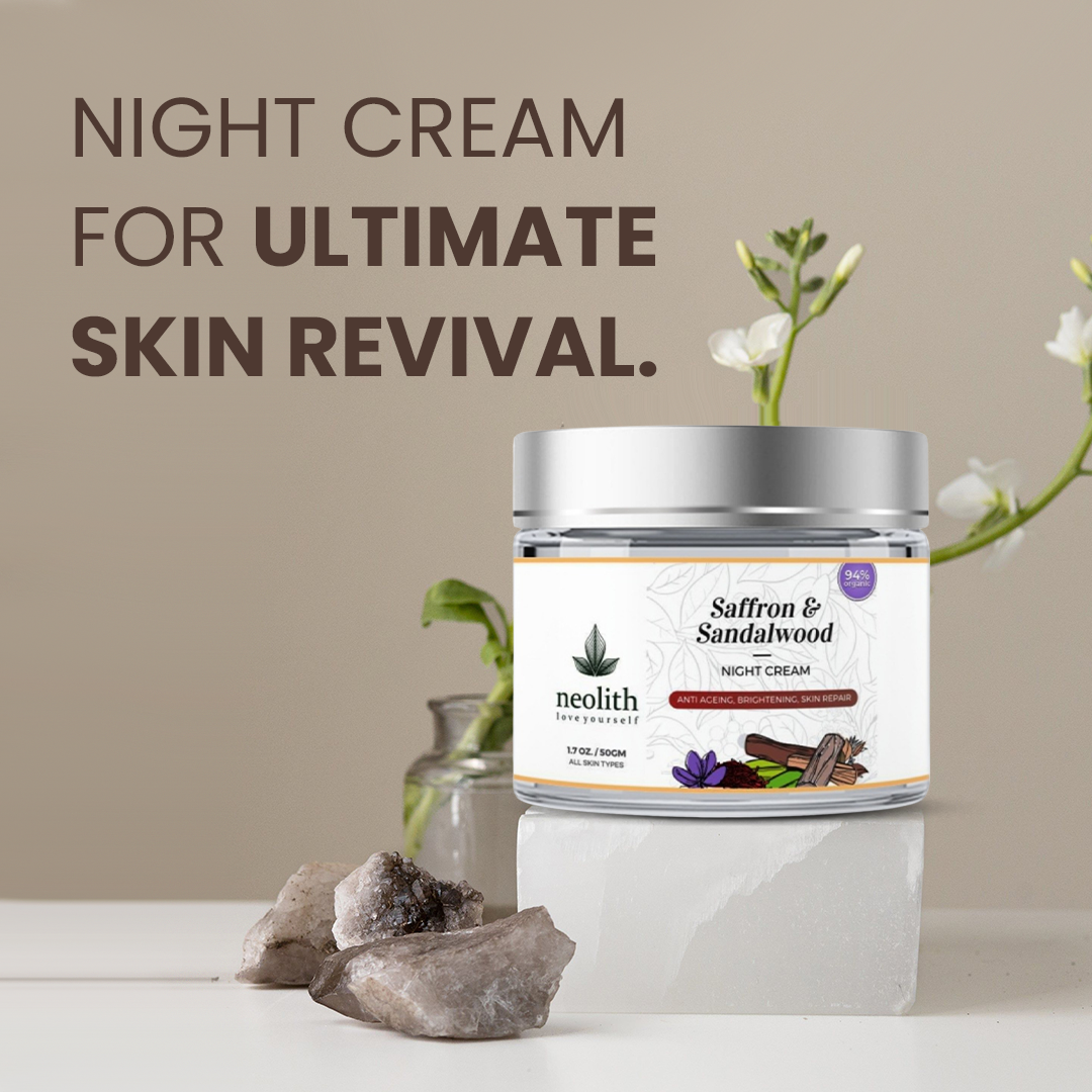 Saffron & Sandalwood Night Cream - 30gm