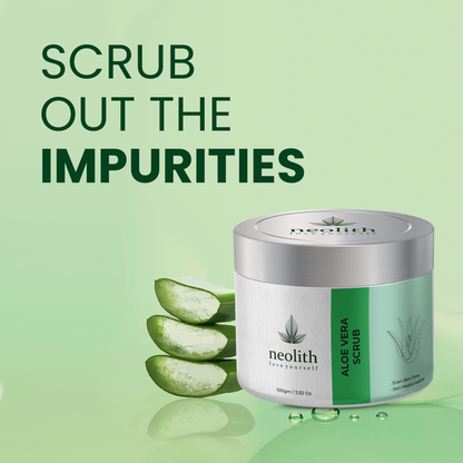 Aloe vera Face Scrub - 100gm