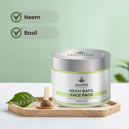 Neem Basil Face Pack - 100gm