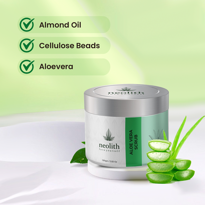 Aloe vera Face Scrub - 100gm