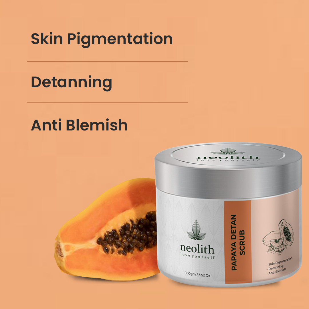 Papaya De-Tan Face Scrub - 100gm