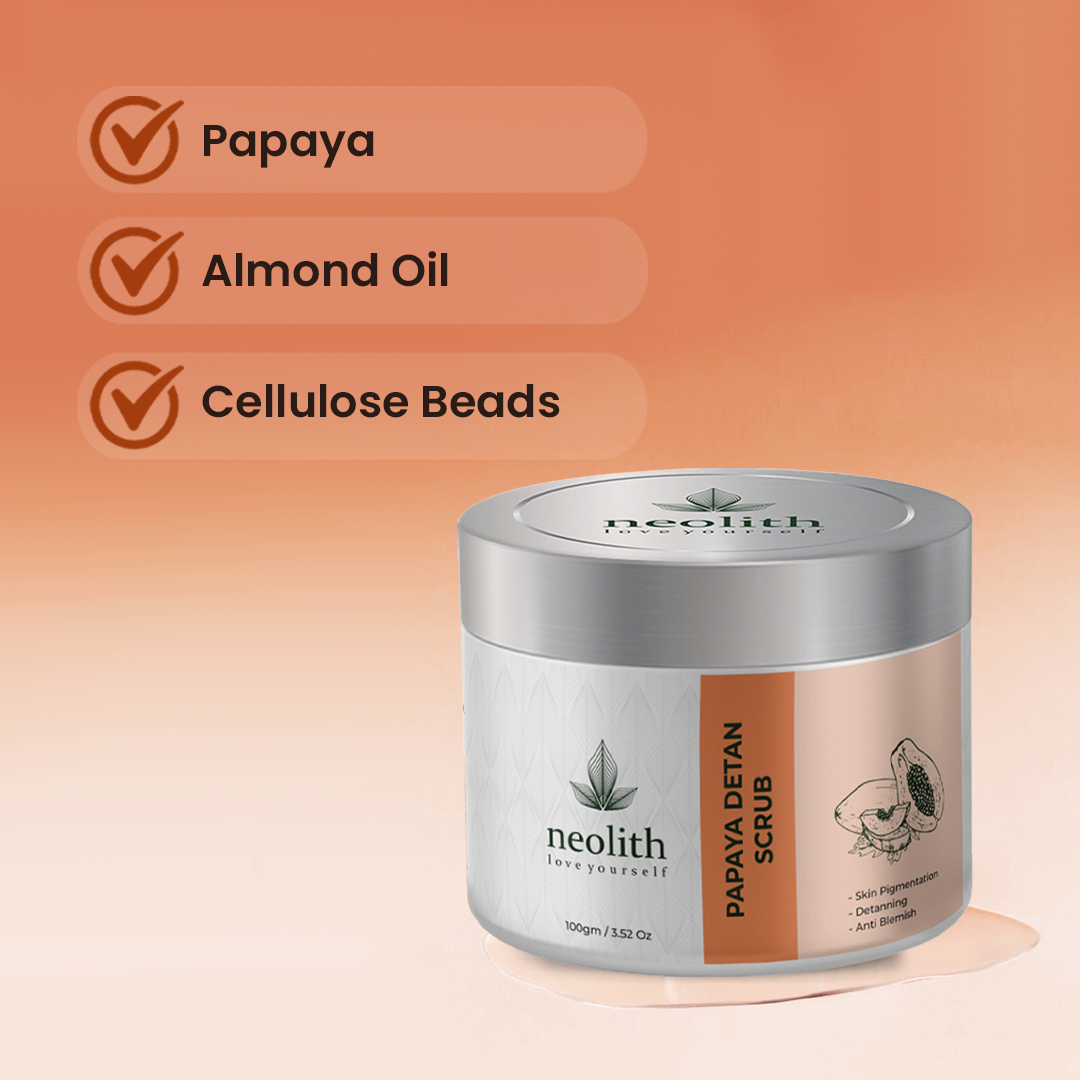 Papaya De-Tan Face Scrub - 100gm