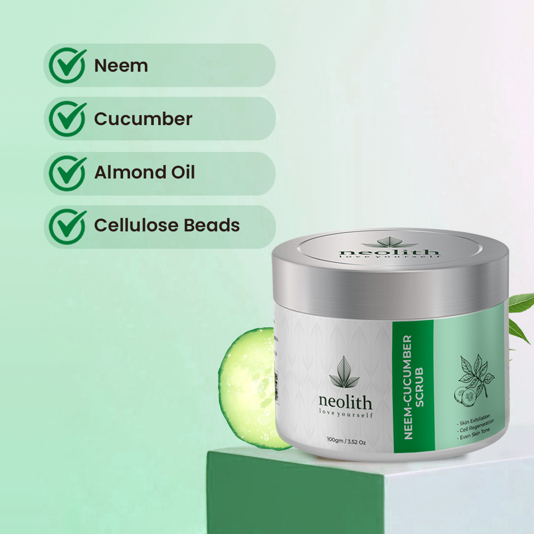 Neem Cucumber Scrub - 100gm