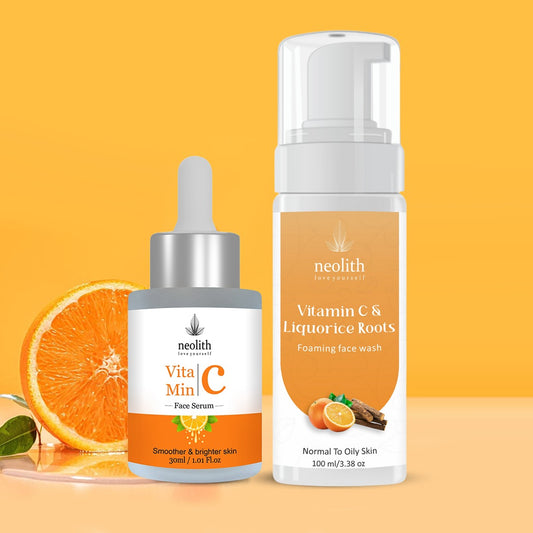 Vitamin c Serum & Vitamin C Face Wash Combo Brightening & Glow Skincare