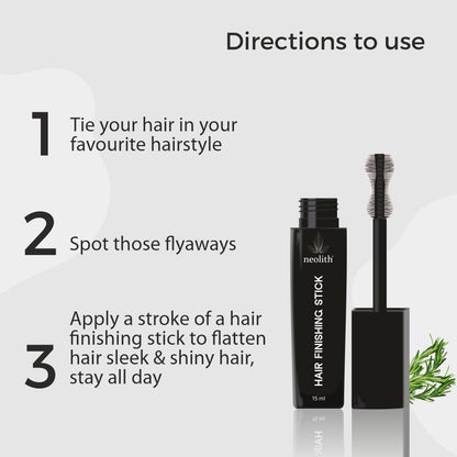 Hair finishing stick