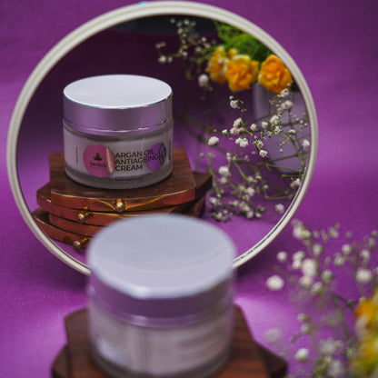 Neolith Anti Aging Face Cream with Argan oil and Kokum butter with SPF 25+ for Skin repair, Firming, Tightening, Moisturizing, Lines & Wrinkles, Glowing skin | Collagen Face Cream | 92% Organic | 50gm || For Women & For Men