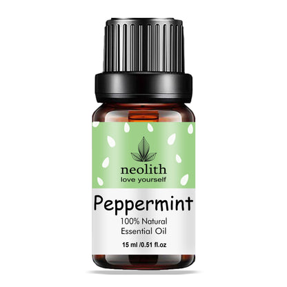 Neolith Peppermint Essential Oil- 15 ml || For Hair, Skin, Cold & Congestion
