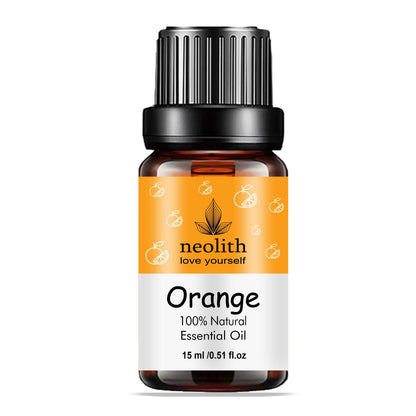 Neolith Orange Essential Oil - Cold Pressed, 100% Pure Aroma, 100% Natural and Undiluted, Therapeutic Grade (15ML)