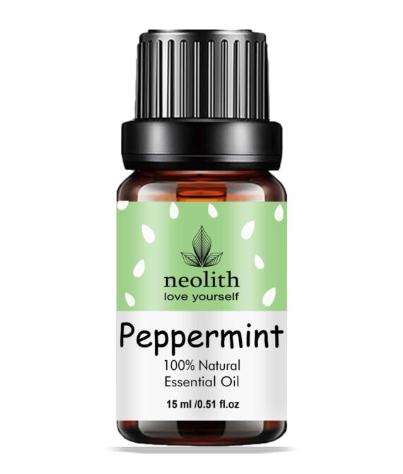 Neolith Peppermint Essential Oil- 15 Ml || For Hair, Skin, Cold & Congestion