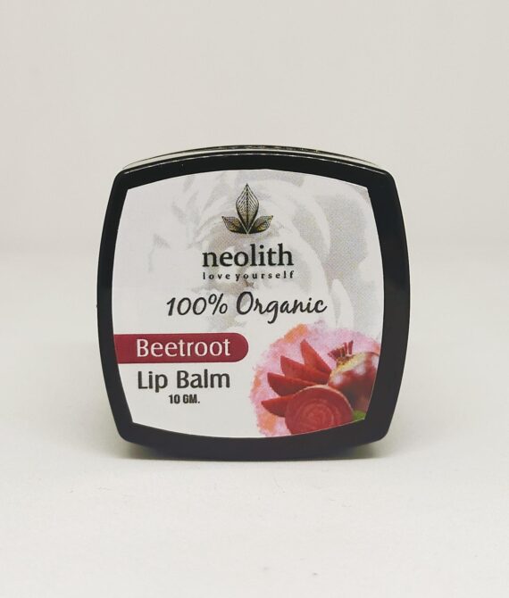 Neolith Beet Root Lip Balm || 100% Organic, Paraben & Sulphate Free || Lip Moisturiser, Lip Mask || Dry & Chopped Lip Care || 10 GM