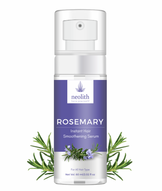 Neolith Rosemary Instant Hair Smoothening Serum | Hydrate and Smoothen Hair Strands | 60 Ml